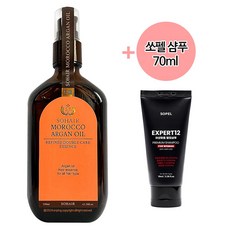 [정품]쏘헤어 모로코 아르간 오일 리파인드 더블 케어 에센스 100ml + 탈모 샴푸 70ml