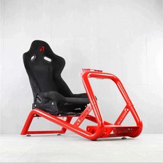 레이싱 시뮬레이터 시트 좌석 운전 게임 의자 거치대, 1개, 상세 페이지 참고, SV-pro 레드 알루미늄 레이싱 시트