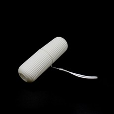 세로줄무늬 칫솔케이스 흰색, 본상품선택, 1개