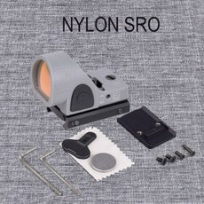 RMR 스코프 마운트 조준경 전술 미니 Trijicon 도트 사이트, NYLON SRO(그레이), 1개