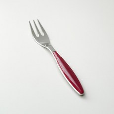 구찌니 필링 디저트 포크 15.5cm 레드, 없음, 1개