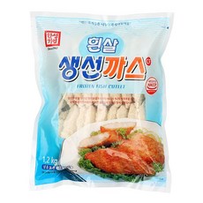 비비수산 한성 흰살생선까스, 1.2kg, 1개
