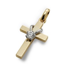14k십자가펜던트