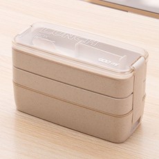 전자레인지용 런치박스 3단 도시락통 DD 11153 1, 1개