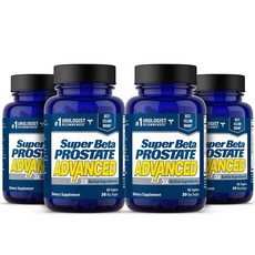 SUPER BETA PROSTATE 고급 – 수면 촉진 방광 비우기 지원. 톱 팔메토토가 아닌 베타 시토스테롤이 함유된 남성 건강을 위한 전립선 지원 보충제(240캡슐 4팩)