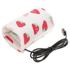 질리 범용 젖병 커버 USB 히팅백 우유병 워머 보온병 슬리브 휴대용 병 여행용 천
