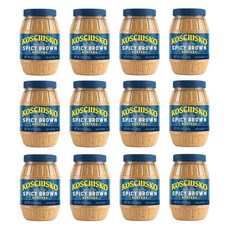 Kosciusko 머스타드 255.1g(9oz) 병 (12개 팩), 12개, 255g