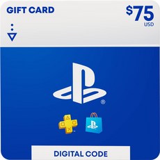 $75 플레이스테이션 스토어 기프트 카드 디지털 코드, 기본