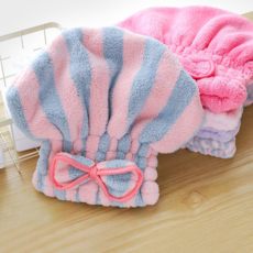 줄무늬면모자샤워캡