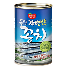 동원 자연산 꽁치 400g, 18개