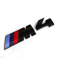 굿즈인홈 M4블랙엠블럼 BMW 블랙 M 엠블럼장식 4시리즈 스티커, C M4블랙엠블럼, 유광블랙
