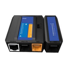 네트워크 테스터 이더넷 케이블 전화 코드 테스터 Professional RJ45 RJ11 네트워크 케이블 테스터, 7.5cmx9.5cmx2.5cm, ABS 플라스틱, 검은색, 1개