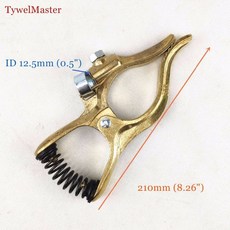 용접 접지 클램프 MIG MMA TIG 플라즈마 잠수함 접지 케이블 홀더 300A 단조 황동 헤비 듀티 유형 G 접지 케이블 클램프, 중국