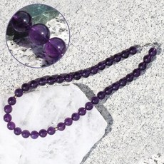 천연자수정목걸이