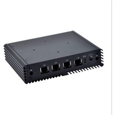 (관부가세별도) Qotom-Q190G4N-S07 Quad-Core Mini Computer Barebones with WiFi System Intel Celeron J1900 Small Fanless Mi-B01N0H62A1, one colorone size
