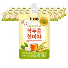 엘빈즈 매일매일 건강한습관 작두콩현미차 100ml, 40개