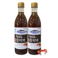 청정원 맛선생 꽃게 참치액, 950g, 2개