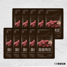 해화당 통통육포 안주 10팩, 10개, 40g