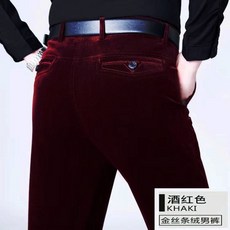 남성코듀로이 가을겨울 기모 중년남성 기모바지 코듀로이 남자바지 중노년 캐주얼바지 루즈핏 아버지 바지