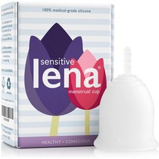 [미국 직구] Lena 여성 생리컵 Large Clear, 상세참조