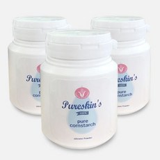 [텐프로] 실리콘파우더100g 퓨어스킨 베이비파우더 성인용파우더, 3개