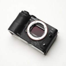  Sony A7C 2세대 카메라 가죽 속사케이스, A7CII 2세대A7CR 제트 블랙, 1개 
