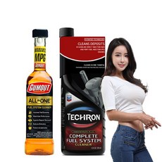 [1+1] 검아웃 올인원 가솔린 연료첨가제+쉐브론 TECHR0N 가솔린, 2개