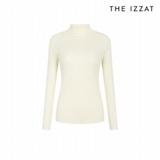 (백화점 상품) (더아이잗) 슬림핏 골지 터틀넥 풀오버 니트 IPAN1PO981 447615, 55, IV10(IVORY)