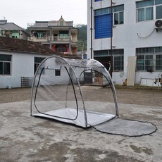 투명 텐트 감성 원터치 비닐 쉘터 식당 루프탑, 150cm확대PVC투명