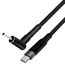 JORINDO-c타입 수 플매트 카펫 러그-DC4.0 x 1.7MM 플매트 카펫 러그 고속 충전 100W 전원 어댑터 레노버, 03 0.5M-1.64FT, 01 Black