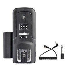 godox ct-16 송신기 수신기 카메라 용 16 채널 무선 라디오 스튜디오 스트로브 플래시 트리거 canon nikon olympus pentax, 유일한 수신기, 02 Only Receiver, 1개