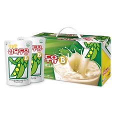 삼육두유 달콤한 B 파우치 두유, 15개, 190ml