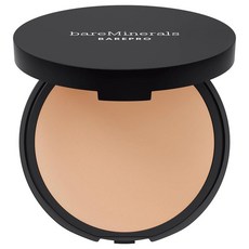 BareMinerals Barepro 16HR 스킨 퍼펙팅 파우더 파운데이션 매트 프레스 기반 스쿠알렌 포함 오일 컨트롤 비건, Light 22 Cool