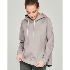 질스튜어트 스포츠 20SS [Cozy_Soft Hoodie] 그레이 여성 소프트 터치 세미오버핏 후드티 JFTS0A231G1