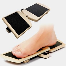 Celina 발목 강화 재활 밸런스보드 솔리드 우드 미끄럼 방지 패드 필라테스 물리치료