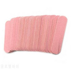 100 개 / 몫 레드 미니 네일 파일 아트 도구 인공 샌더 종이 버퍼 일회용 표, 상세내용참조