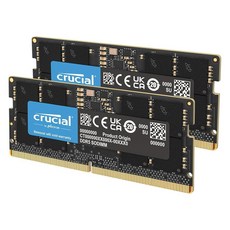 Crucial RAM CT2K32G56C46S5 64GB 키트 (2x32GB) DDR5 5600MHz (또는 5200MHz 또는 4800MHz) 노트북 메모리, 2개