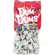 Dum Dums 컬러 파티 - 75카운트 백 - 12.8 온스 - 무료 캔디 부페를 만드는 방법 가이드 포함, 상세 설명 참조0