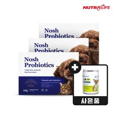  노쉬 프로바이오틱스 3박스 강아지 고양이 유산균+아이케어1병, 단품, 단품 