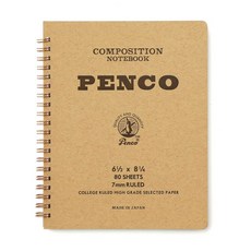 펜코 COIL NOTEBOOK [Large] 데스크테리어, Natural - 펜코하프트