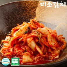 [미소김치] 국산재료 썰은 배추김치 맛김치 5kg, 1개