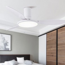 노에리 저소음 실링팬 조명 거실 천장형 선풍기 led 72w 52인치