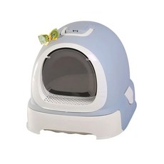서랍 밀폐형 완전 탈취 쓰레기통 변기 대형 애완 고양이 동물, light grey, 1개