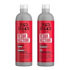 티지 베드 헤드 샴푸 & 컨디셔너 손상된 모발 부활용 부활 식물 2 x 750ml 250온스, 1개