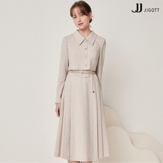JJ지고트 재킷 스타일 플리츠 원피스 GN8A0OP33