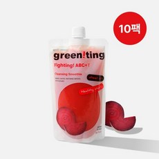 그리니팅 클렌즈 파이토 abc 스무디 유기농 [원산지:상세설명에 표시], 레드, 10개, 200ml