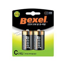 () 벡셀 망간 건전지 C (2개입) 1.5V, 1개