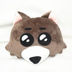 보이넥스트도어 도어맨 베개 인형 캐릭터인형 쿠션, 브라운폭스 20x30