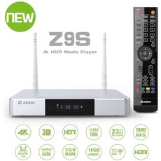 Zidoo 지두 안드로이드 7.1 TV 박스 realtek 1296 4 코어 64비트 a53 프로세서 4k 플레이어 2gb16gbdr sat, 상세 설명 참조0