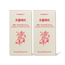 프롬베리 식물성 에스트로겐 석류농축분말 여성 갱년기, 2개, 30정